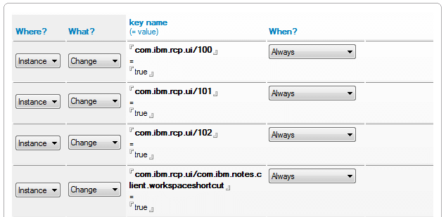 Set Eclipse Config Action