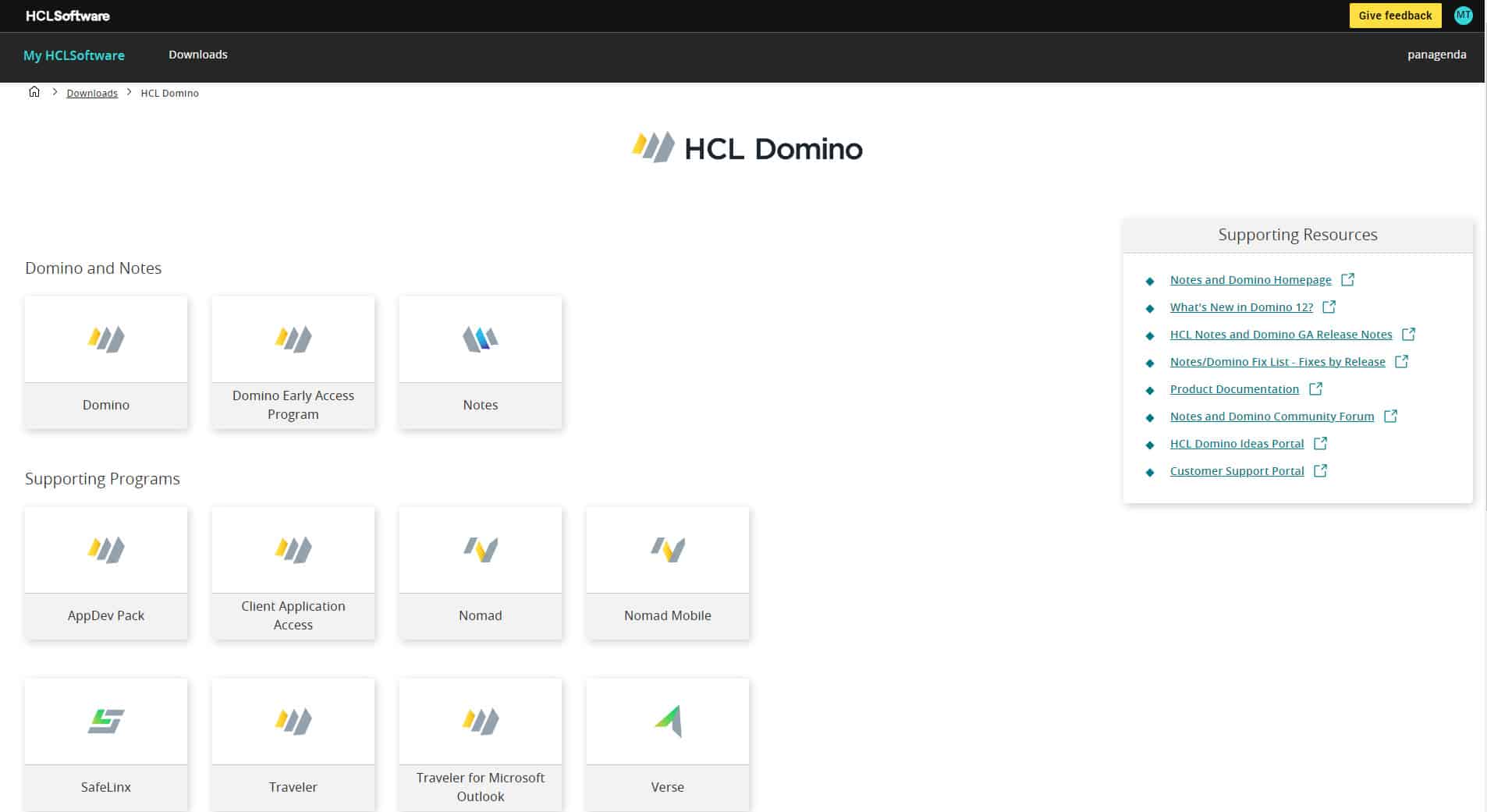 HCL's New Download Portal - Catalog