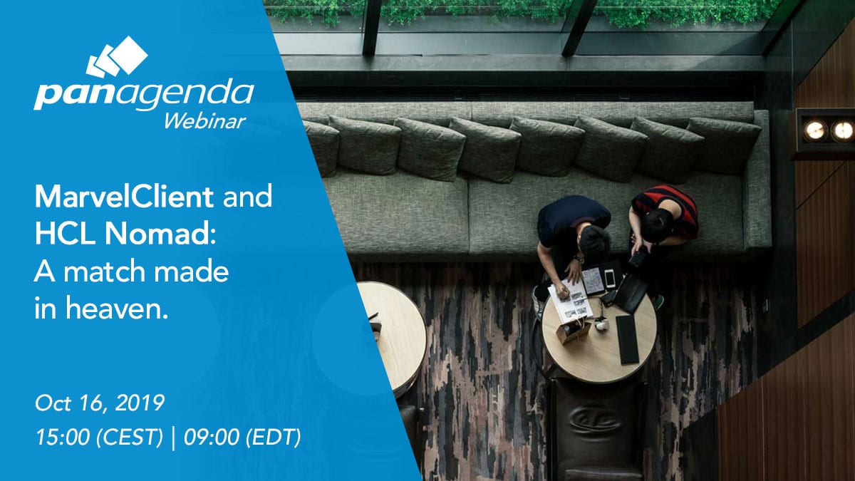 It’s here: panagenda MarvelClient for HCL Nomad!